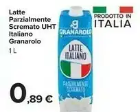 Carrefour Granarolo Latte Parzialmente Scremato 1000 G(ml) offerta