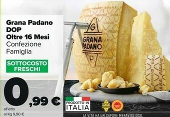 Carrefour Grana Padano Formaggio offerta
