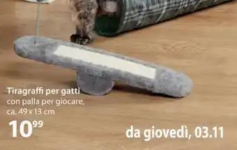 Tiragraffi per gatti 49 x 13 cm