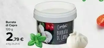 Carrefour Burrata Di Capra 120 G offerta