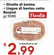 Despar Casa Modena Prosciutto cotto offerta