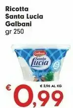 Despar Galbani Ricotta offerta