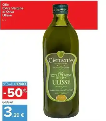 Carrefour Clemente Olio Extra Vergine Di Oliva Ulisse offerta