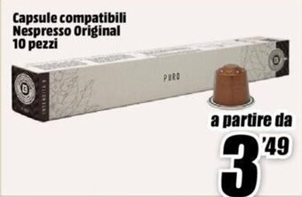 MediaWorld Capsule compatibili Nespresso Original 10 pezzi offerta