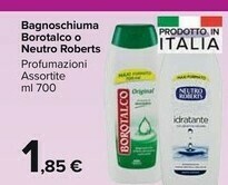 Carrefour Borotalco Bagnoschiuma offerta