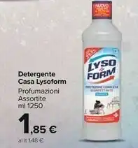 Carrefour Lysoform Detergente Casa offerta