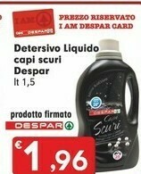 Despar Presto Detersivo lavatrice offerta