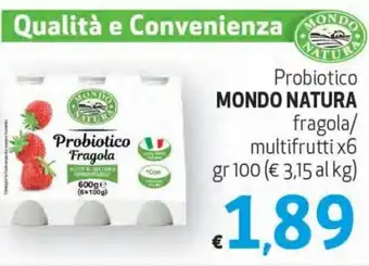 Mondo Natura Probiotico x6 100 gr