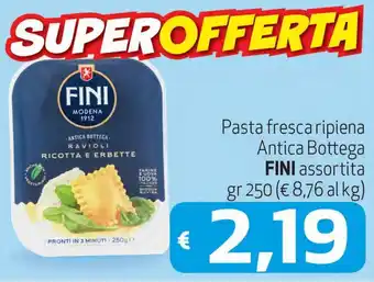 Spak Supermercati Fini Pasta Fresca Ripiena Antica Bottega 250 gr offerta