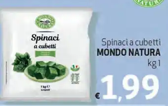 Mondo Natura Spinaci a cubetti 1 kg