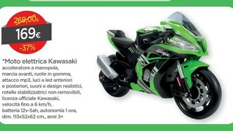 DPiù Kawasaki Moto Elettrica offerta