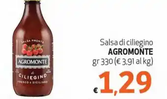 Agromonte Salsa di ciliegino 330 gr