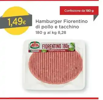 DPiù Hamburger Fiorentino Di Pollo E Tacchino offerta