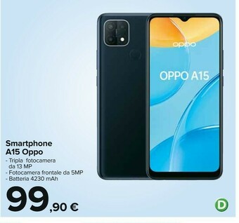 Carrefour Oppo A15 Smartphone offerta