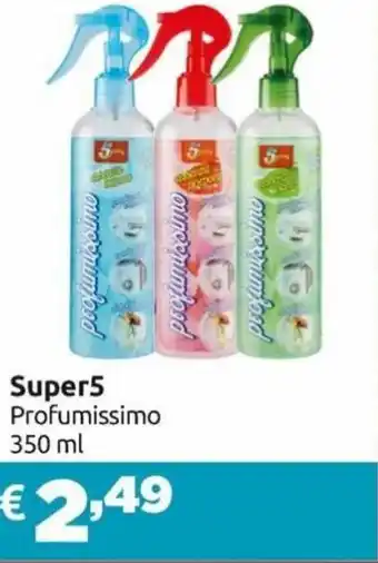 Saponi e profumi Super5 Profumissimo 350 ml offerta