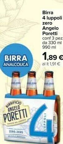 Carrefour Birra offerta