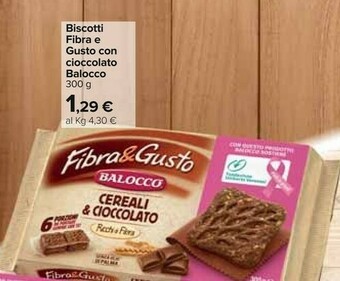 Carrefour Balocco Biscotti offerta