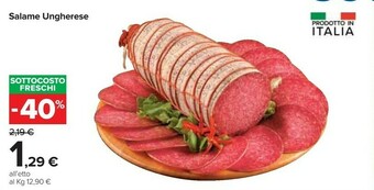 Carrefour Salame offerta