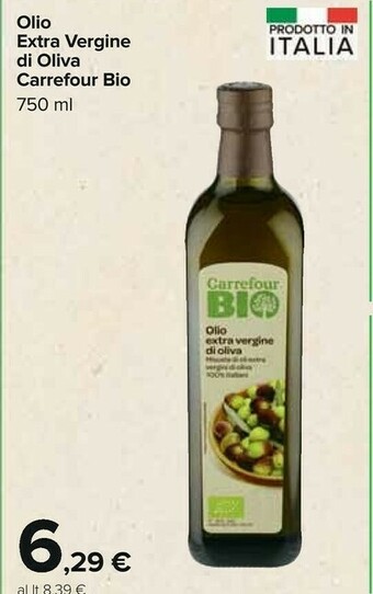 Carrefour Olio extravergine di oliva offerta