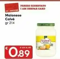 Eurospar Calvè Filetti di sgombro offerta