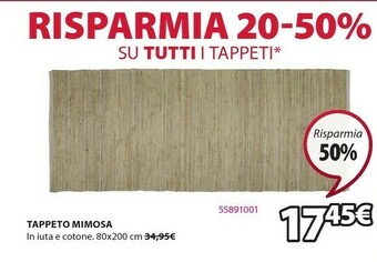 JYSK Tappeto Mimosa offerta