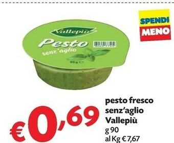 Pam Vellepiu Pesto Fresco Senz'Aglio offerta
