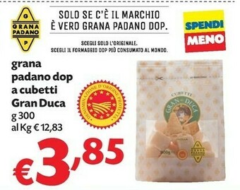 Pam Gran Duca Grana Padano Dop offerta