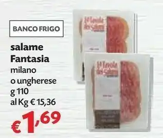 Pam Fantasia Salame offerta