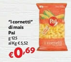 Pam Pai Cornetti Di Mais 125 G(ml) offerta