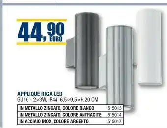Self Applique Riga Led offerta