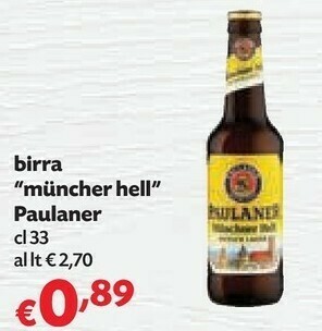 Paulaner Birra Muncher Hell