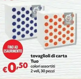 Pam Tuo Tovaglioli Di Carta offerta