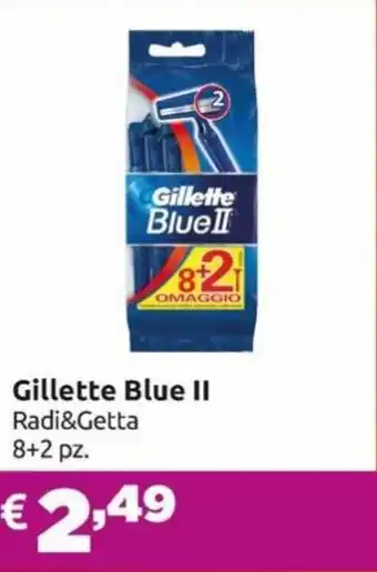 Saponi e profumi Gillette Blue II Radi&Getta 8+2 pz. offerta