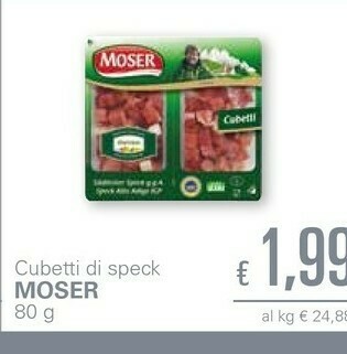 Unes Moser Speck offerta