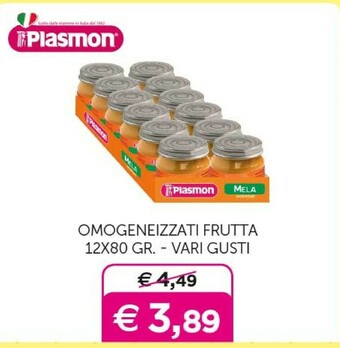 Universo Bimbo Plasmon Omogeneizzati offerta