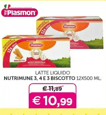 Universo Bimbo Plasmon Latte per neonati offerta