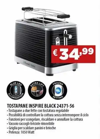 Russell Hobbs Tostapane Inspire Black 24371-56
