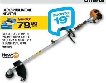Bricofer Newton Decespugliatore offerta