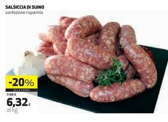 Coop Salsicce offerta
