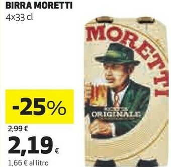 Coop Moretti Birra offerta
