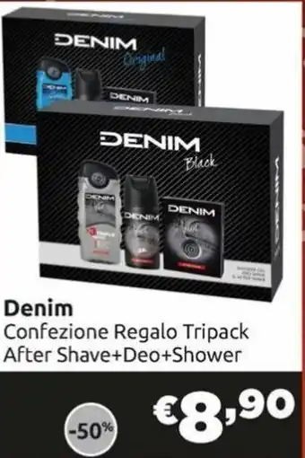 Denim Confezione Regalo Tripack After Shave+Deo+Shower