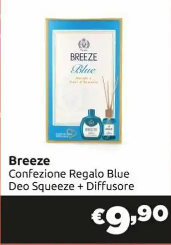 Breeze Confezione Regalo Blue Deo Squeeze + Diffusore