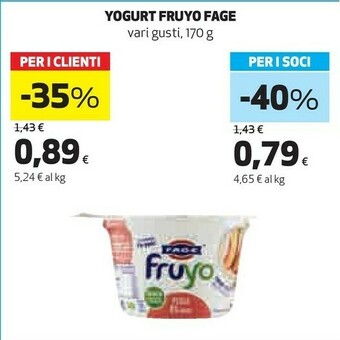 Coop Fage Yogurt greco offerta