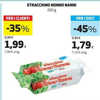 Coop Nonno Nanni Stracchino offerta