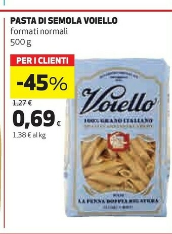 Coop Voiello Pasta di semola offerta