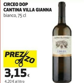 Coop Cantina villa gianna Vino bianco offerta