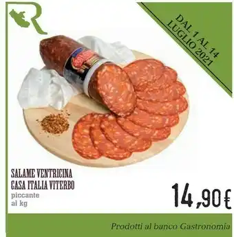 Conad Superstore Casa Italia Viterbo Salame Ventricina Piccante offerta