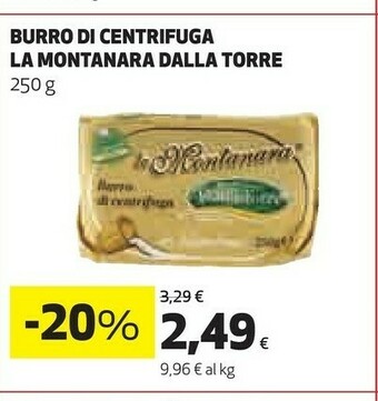 Coop Dalla torre Burro offerta
