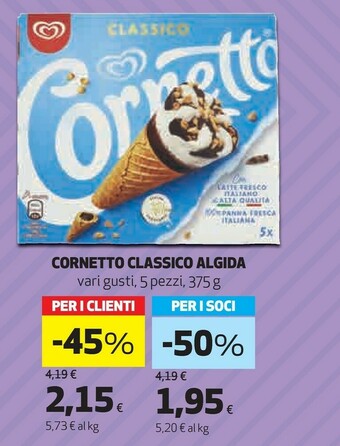 Coop Algida Cornetto offerta