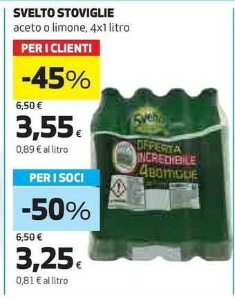 Coop Svelto Stoviglie offerta
